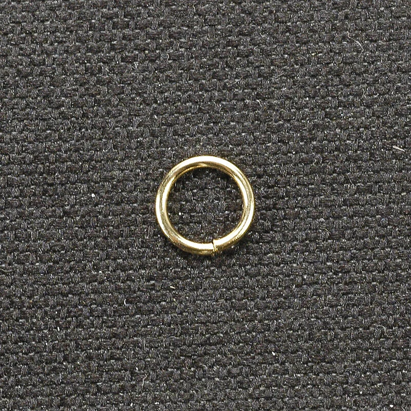 ANNEAU DE BOUT 5X0.8MM - COL. LAITON ANTIQUE 10 GR