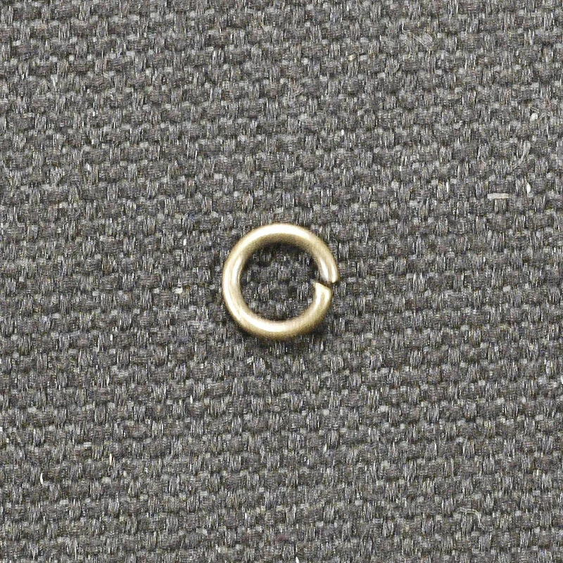 ANNEAU DE BOUT 7X0.8MM - COL. LAITON ANTIQUE 10 GR