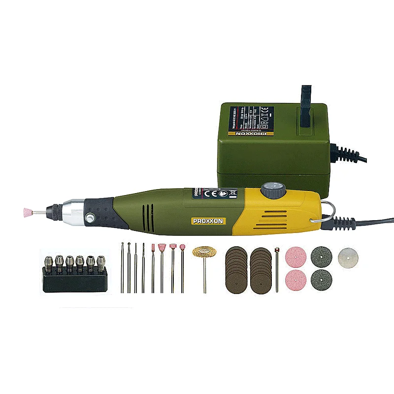 SET COMPLETO PROXXON MICROMOT 60/E + 34 HERRAMIENTAS