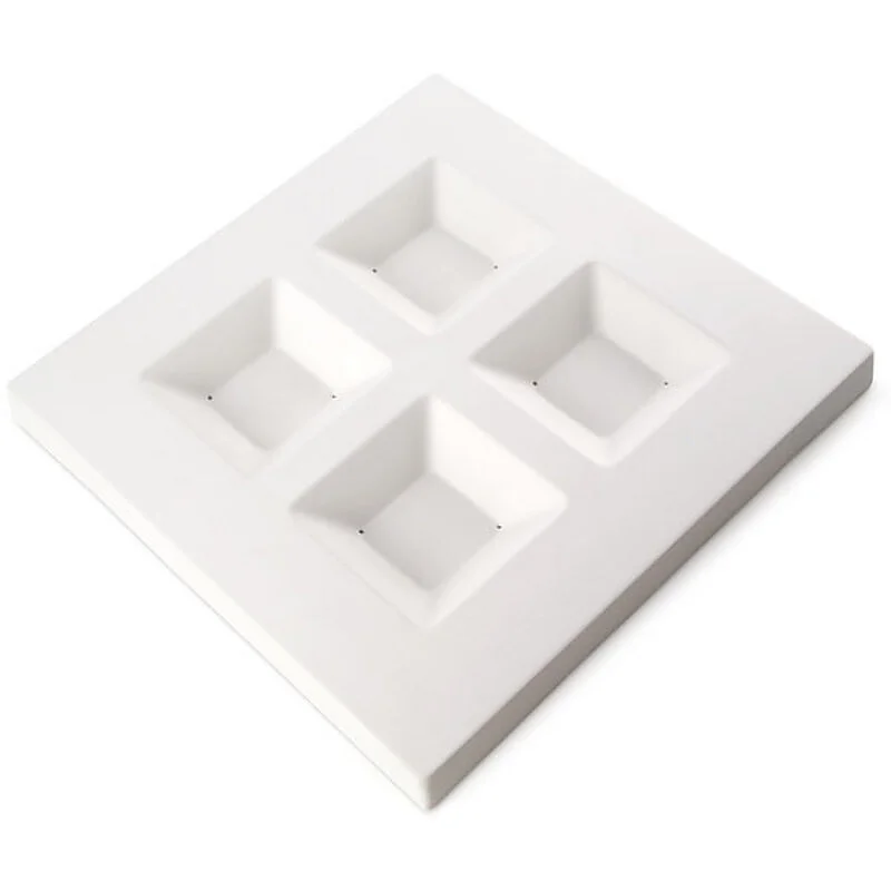 FUSING MOLD - SOFT EDGE 4 34 X 34 X 2,9 CM