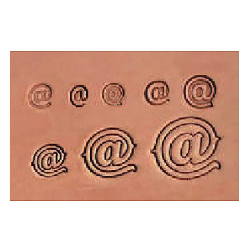 CHARACHTER @ LEATHER STAMP SET