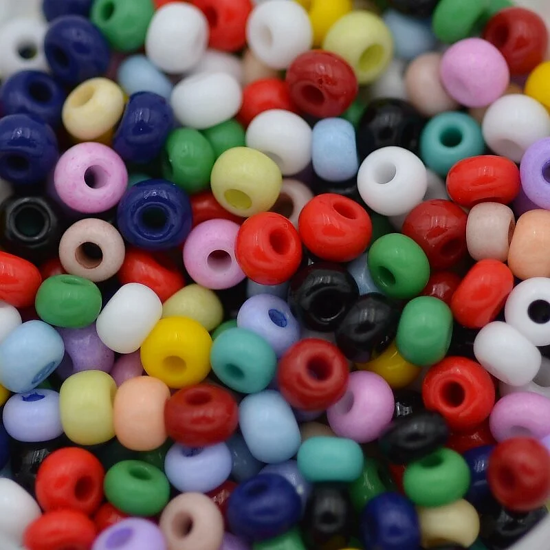 PERLES DE VERRE MATES