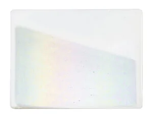 BULLSEYE 0113-31F - BLANC IRID RAINBOW 3MM OPAL