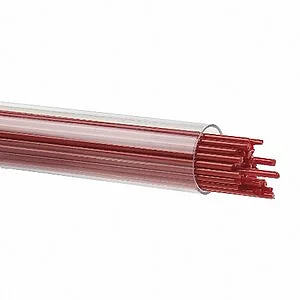 BULLSEYE STRINGERS - 0124 OPALE ROUGE TUBE 180 GR