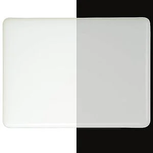 BULLSEYE 0143-30F - BLANC SEMI TRANSLUCIDE D.RLD 3MM OPAL