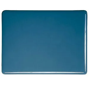BULLSEYE 0146-30F - BLEU ACIER D.RLD 3MM OPAL