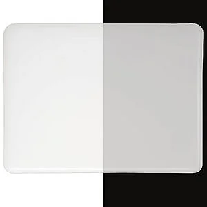 BULLSEYE 0243-30F - BLANC TRANSLUCIDE D.RLD 3MM OPAL