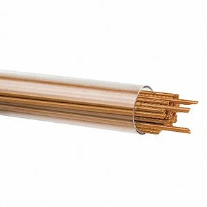 BULLSEYE STRINGERS - 0329 OPAL ORANGE BRÛLÉ TUBE 180 GR