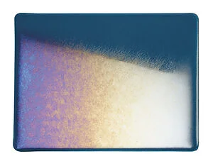BULLSEYE 1108-31F - BLEU AIGUE-MARINE IRID RAINBOW 3MM TRASP