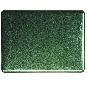BULLSEYE 1112-30F - VERT ADVENTURINE D.RLD 3MM TRASP