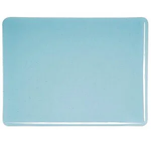 BULLSEYE 1416-30F - BLEU TURQUOISE CLAIR D.RLD 3MM TRASP