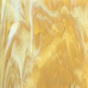 BULLSEYE 2137-30F - BLANC AMBRE MOYEN D.RLD 3MM STREAKY