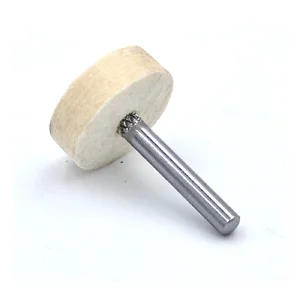 MOUNTED FELT 6MM SHAFT - CYLINDER 30 X H 10MM