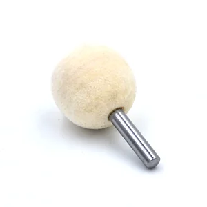MOUNTED FELT 6MM SHAFT - SPHERE 30MM