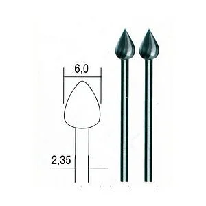 2 FRESE IN VOLFRAMIO FIAMMA D. 6MM PROXXON