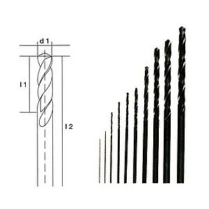 JEU DE FORETS HSS DIN 338 - PROXXON
