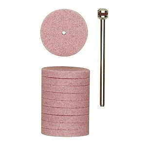 DISQUES ABRASIFS EN CORINDON - 10 PCS
