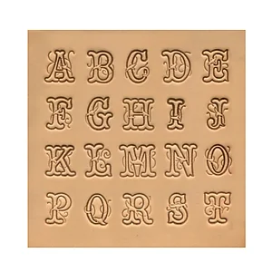 JEU ALPHABET SCRIPT 19MM
