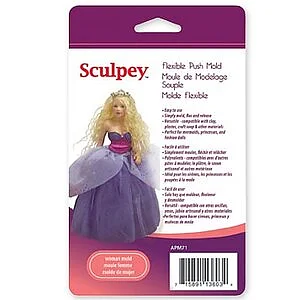 FLEXIBLE PUSH MOLD - WOMAN DOLL