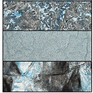 FUSING PAPER 3 PCS SET - STONE AQUA 13X13 CM