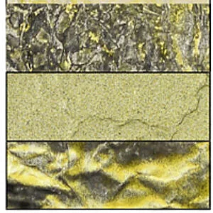 FUSING PAPER 3 PCS SET - STONE CANARY 13X13 CM