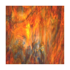 DOM OPAL GLAS TO0185 - ORANGE / WEISS / BLAU