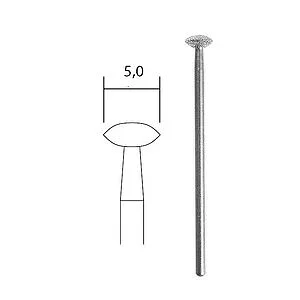 MEULES POINTES DE MEULE DIAMANTÉES Ø 5 MM