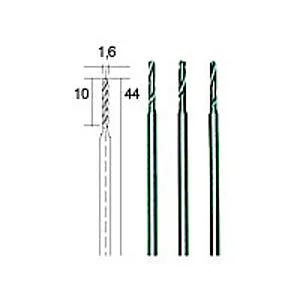 MIKRO-SPIRALBOHRER HSS-STAHL 16 MM 3 STK