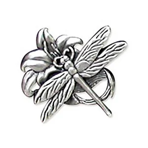 DRAGONFLY CONCHO SCREWBACK - 32 X 32 MM