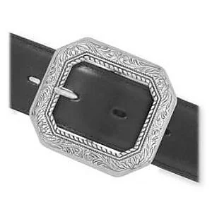 CODY CLIPPED CORNER SCHNALLE - SATIN SILBER