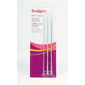 SCULPEY ETCH N PEARL TOOL SET SET OF 3