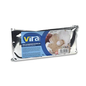 SELF-HARDENING CLAY VIRA HOBBY WHITE 1 KG