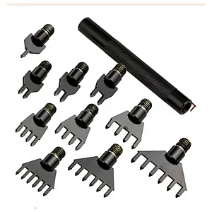 REIHENLOCHEISEN - SET SCHWERTFÖRMIGE SPITZE