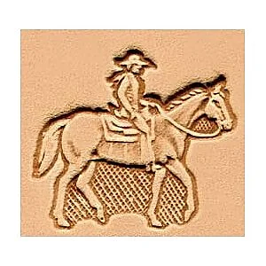 STAMPO 3-D COWBOY A CAVALLO 26 MM
