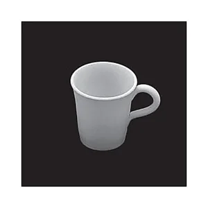 CERAMIC WHITE BISQUE - FLARED MUG H 115 MM