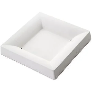 FUSINGFORM - SQUARE PLATE SIMPLE CURVE 15,6 X 15.6 X 3 CM