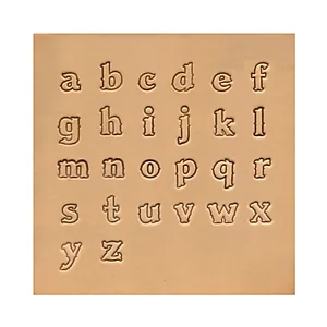 JEU ALPHABET MINUSCULE 19 MM