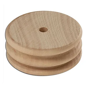 PRESSORE TONDO IN LEGNO DOPPIO