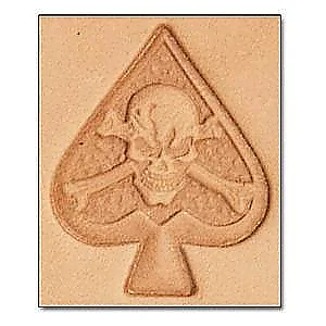 MATOIR 3D POUR CUIR - CRÂNE PIQUE