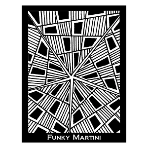 HOJA DE SERIGRAFÍA H. BREIL - FUNKY MARTINI