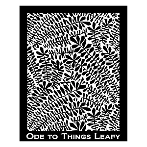HOJA DE SERIGRAFÍA H. BREIL - ODE TO THINGS LEAFY