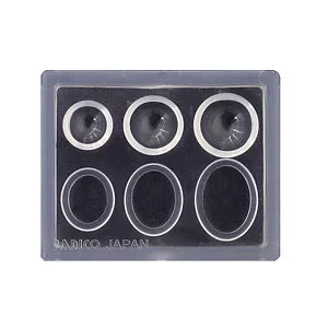 JEWEL MINI MOLD - SIMPLE DOME & OVAL