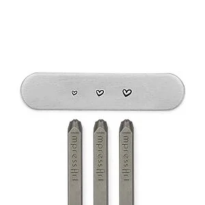 STAMPO PER METALLI - SET CUORI 1.5 - 2 - 3MM
