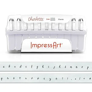 SET LETTRES MINUSCULES CHARLOTTE - 3MM
