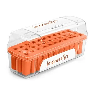 BOÎTE DE STOCKAGE POUR TIMBRES 4 MM - 33 PLACES ORANGE
