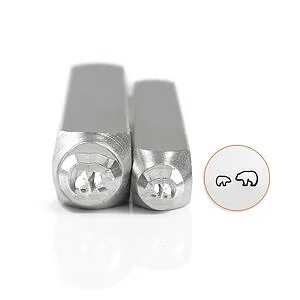 METAL STAMP - MUM & BABY BEAR 2 PCS