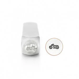 METAL STAMP - MOTORCYCLE 6MM