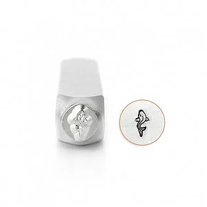 METAL STAMP - KOI FISH 6MM