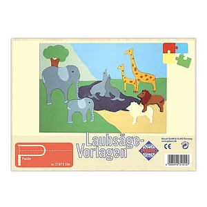 LAUBSÄGEVORLAGE - ZOO