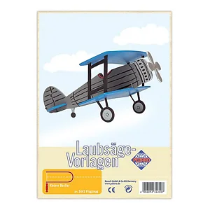 LAUBSÄGEVORLAGE - FLUGZEUG